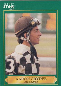 1991 Jockey Star Jockeys #100 Aaron Gryder Front